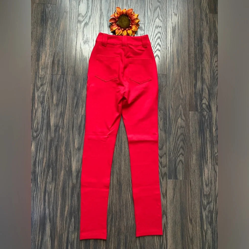 🦋B2G1🦋UNIQUE VINTAGE Red Cigarette Kitty Pants NWT | X-SMALL | - Picture 8 of 12